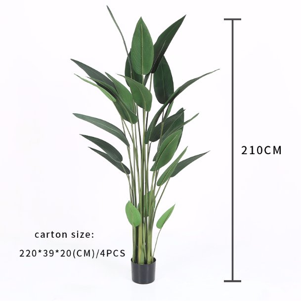 Artificial Canna Potted Tree