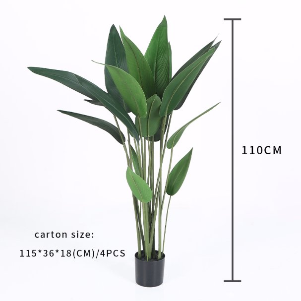 Artificial Canna Potted Tree
