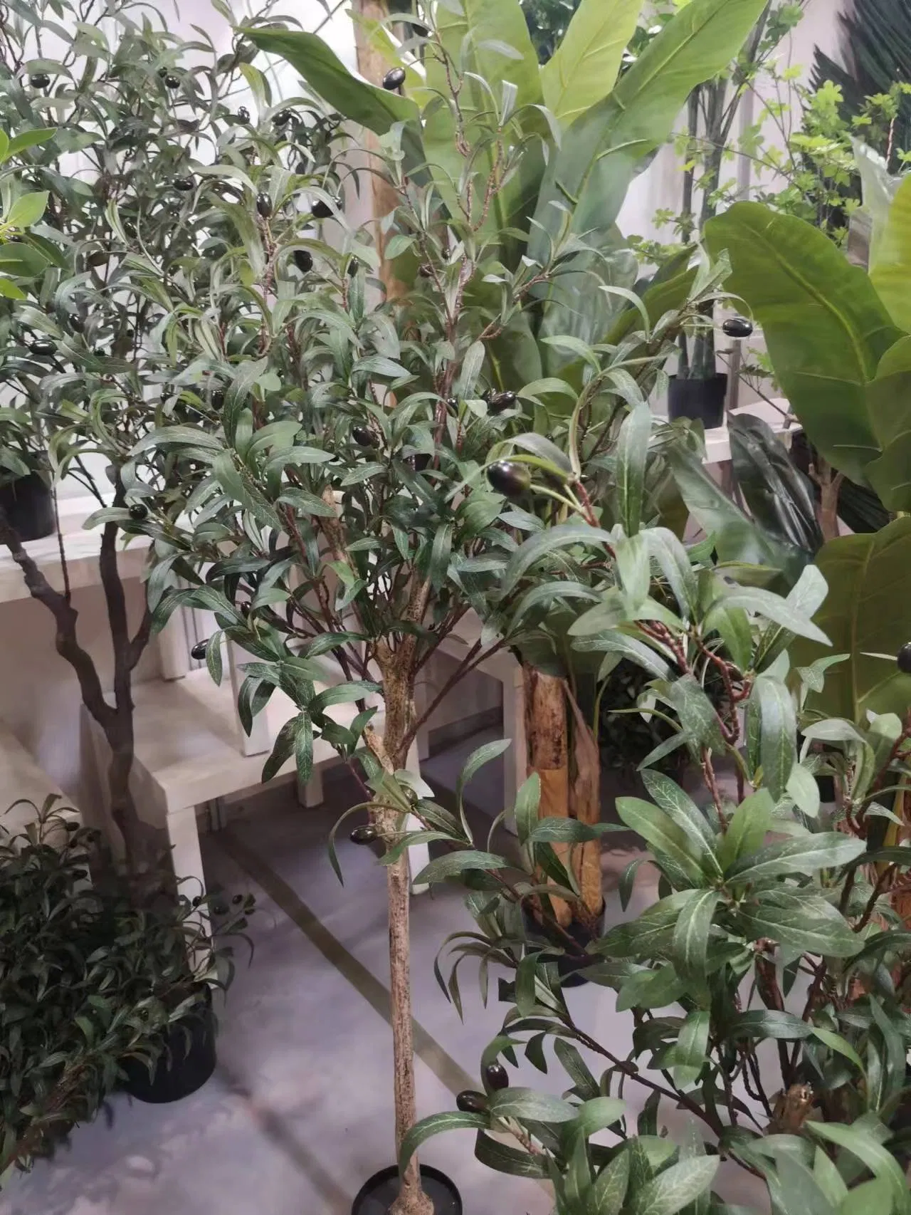 Artificial Olive Bonsai Tree