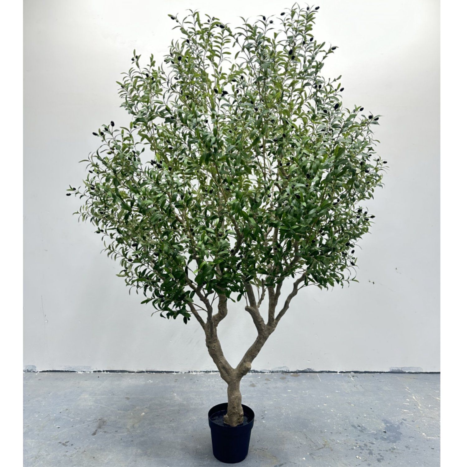 Custom Potted Faux Olive Tree