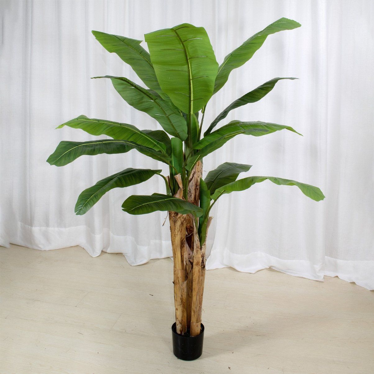 Faux Palm Tree with Real Bark