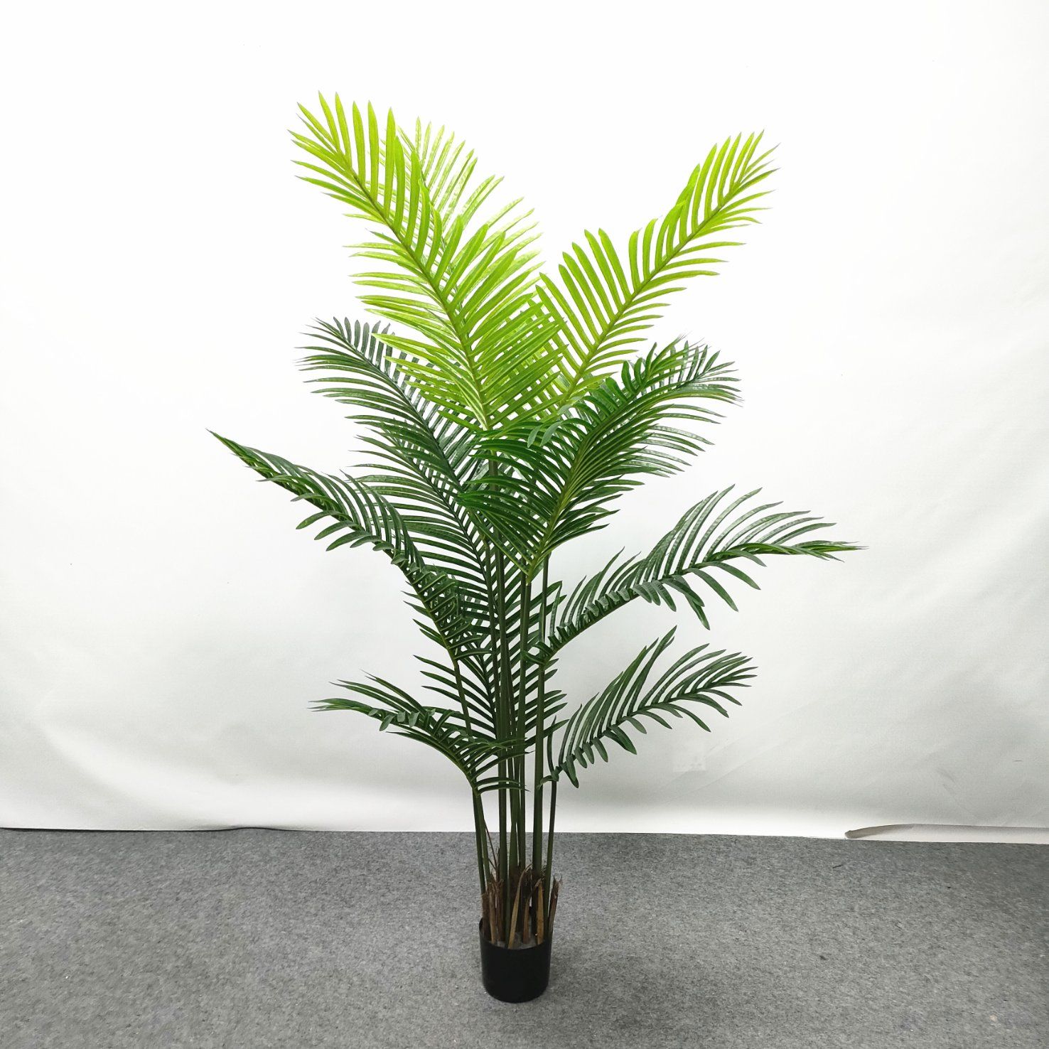 Green Artificial Palm with Pot