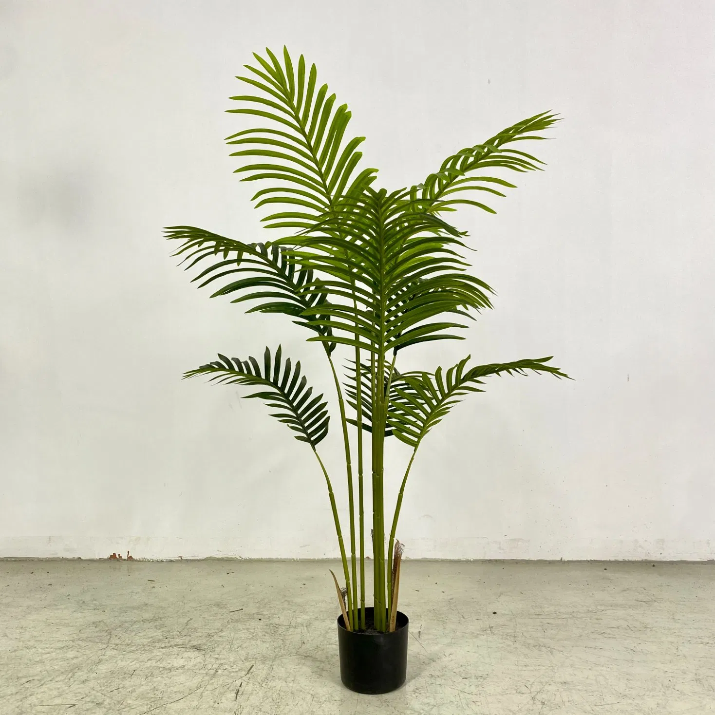Green Artificial Palm with Pot