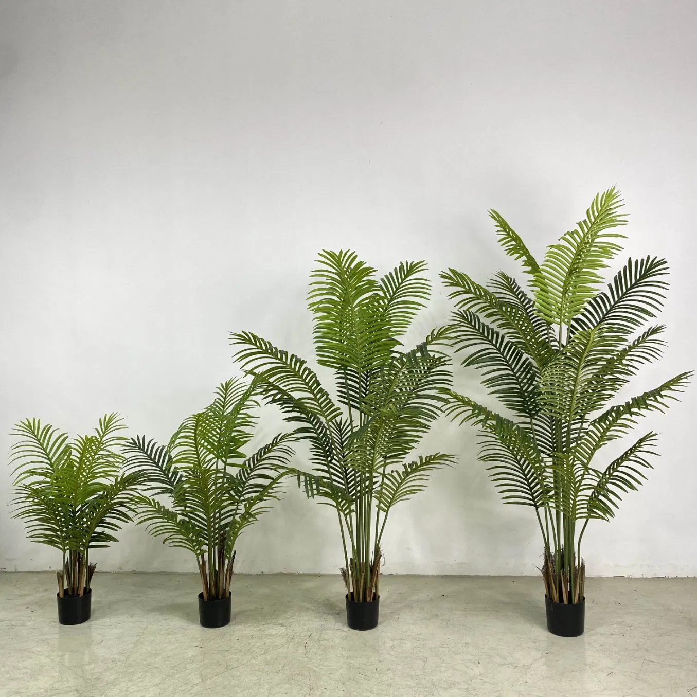Green Artificial Palm with Pot