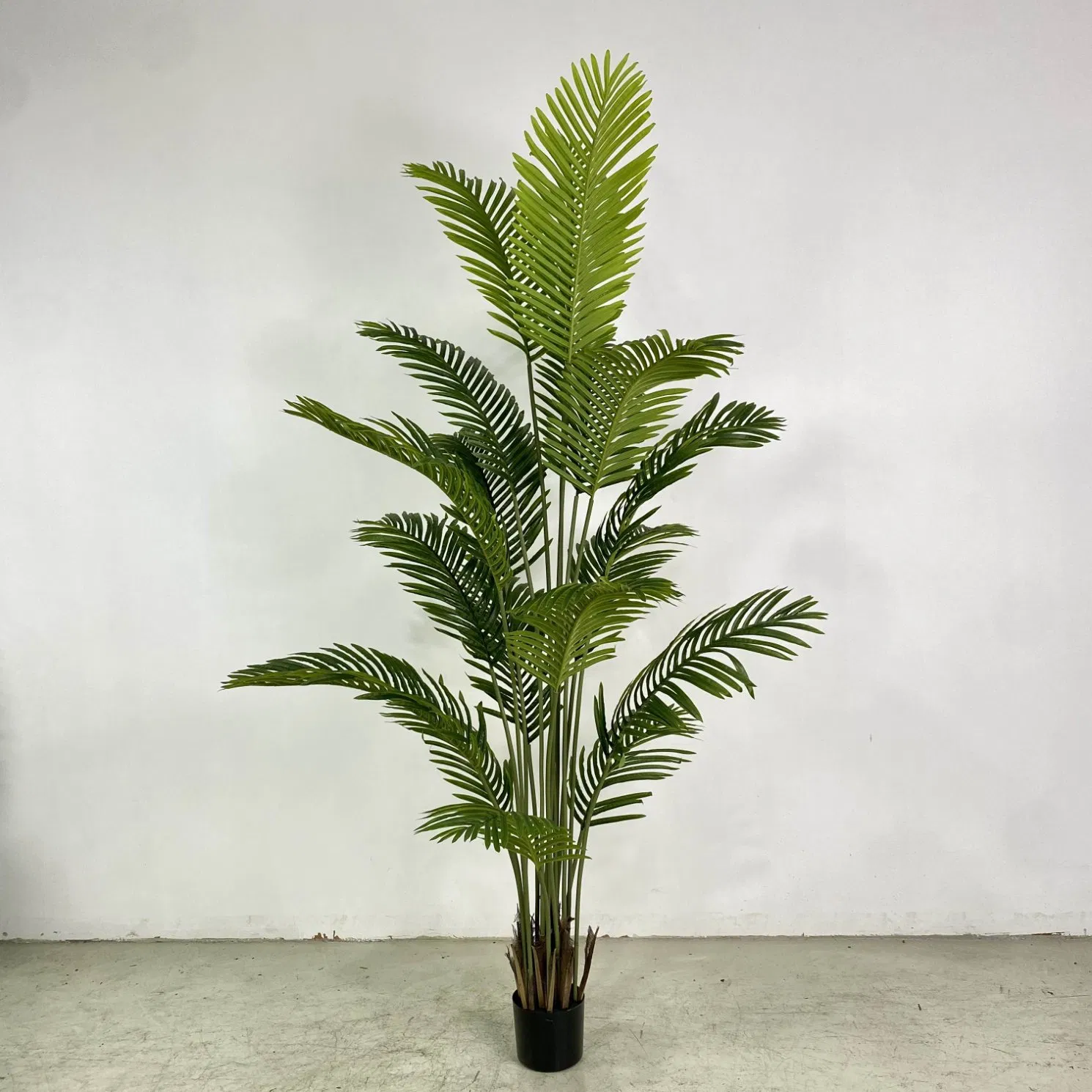 Green Artificial Palm with Pot