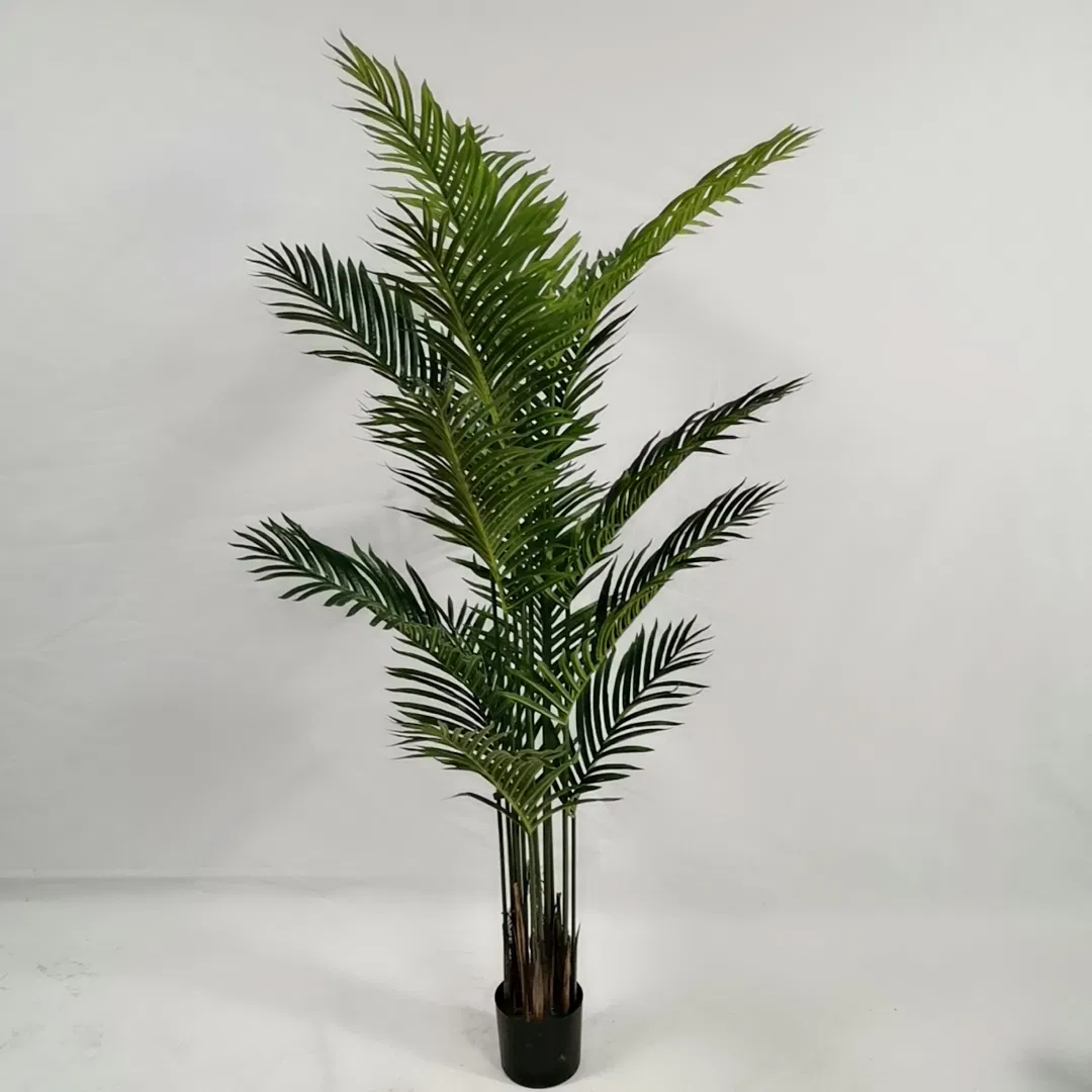 Plastic Palm Tree Counter Plant