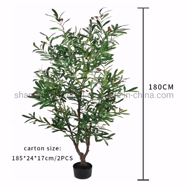 Potted Artificial Olive Tree