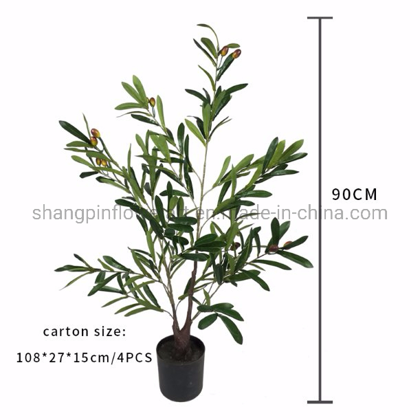 Potted Artificial Olive Tree