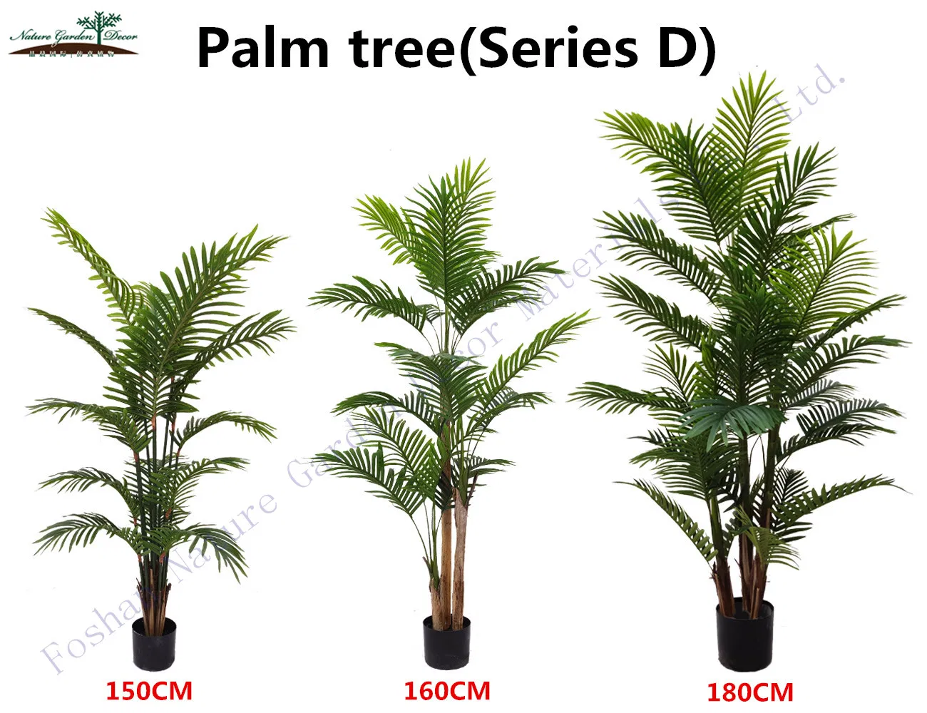 Tropical Countertop Palm Plant