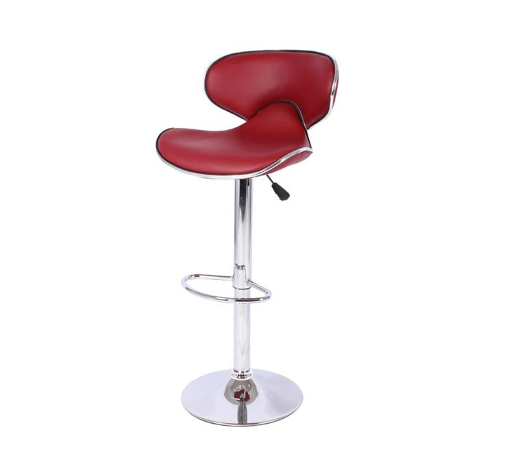 Chrome Base Adjustable Bar Stool