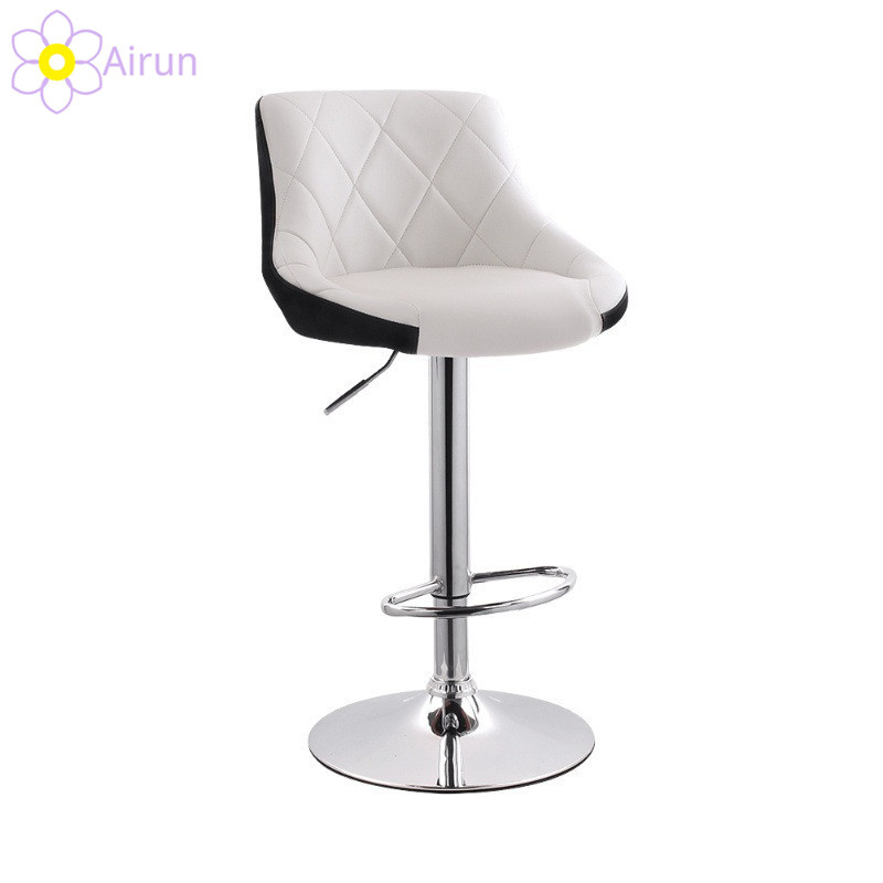 Hydraulic Lift Leather Bar Chair
