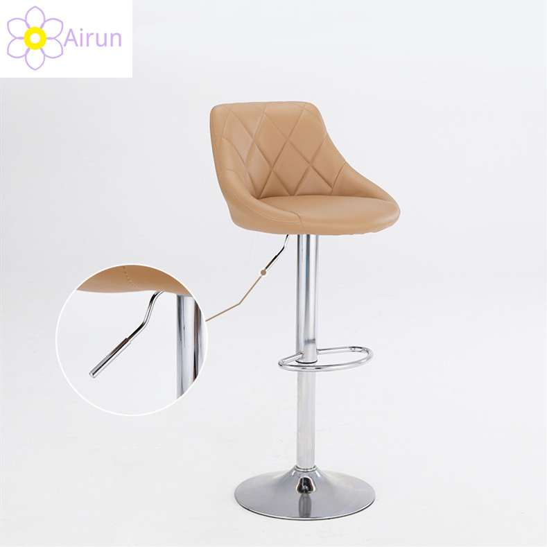 Hydraulic Lift Leather Bar Chair