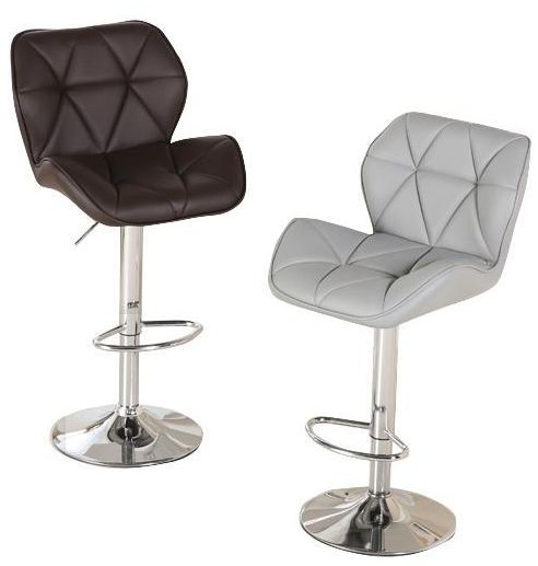 Adjustable PU Leather Counter Stool