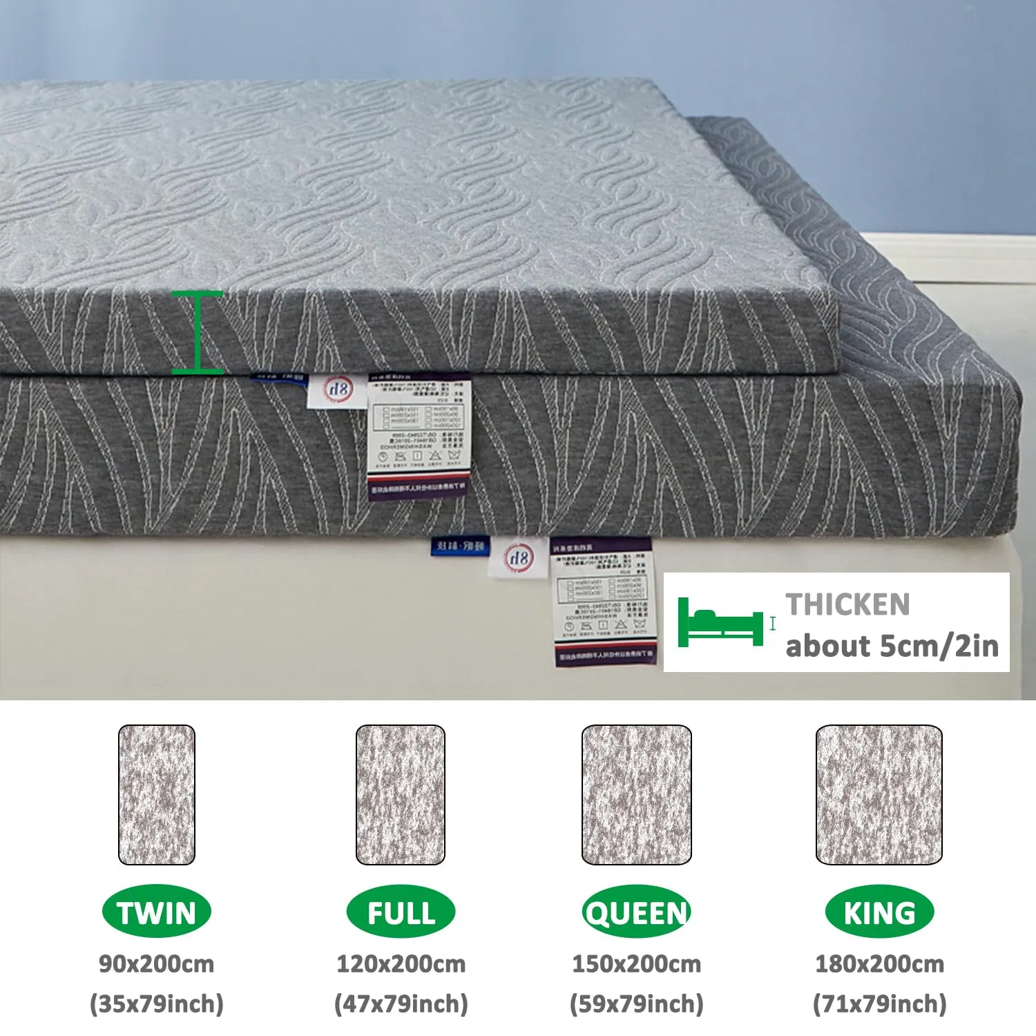 Vacuum Packed Foam Mattress