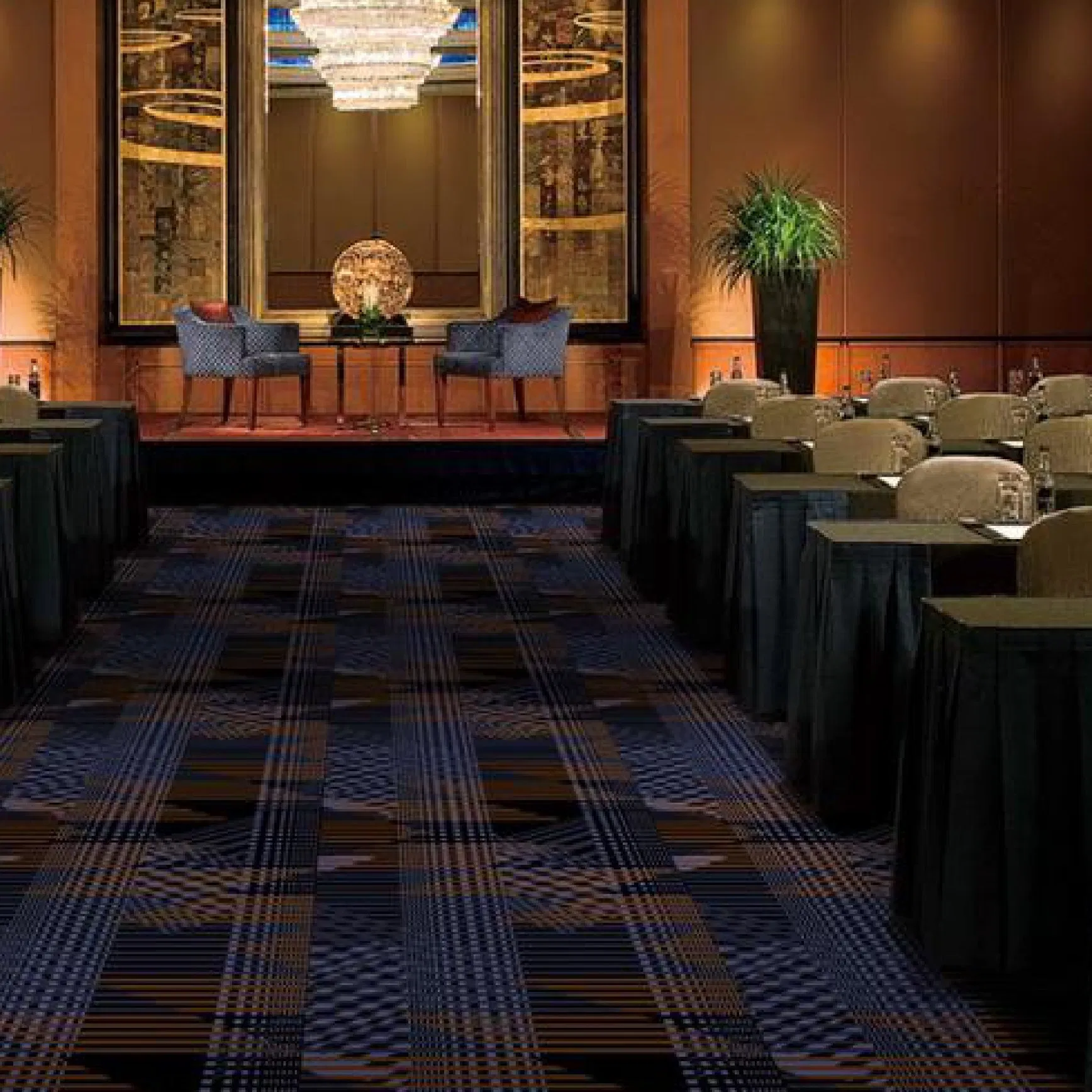 Geometric Bitumen Carpet Tile