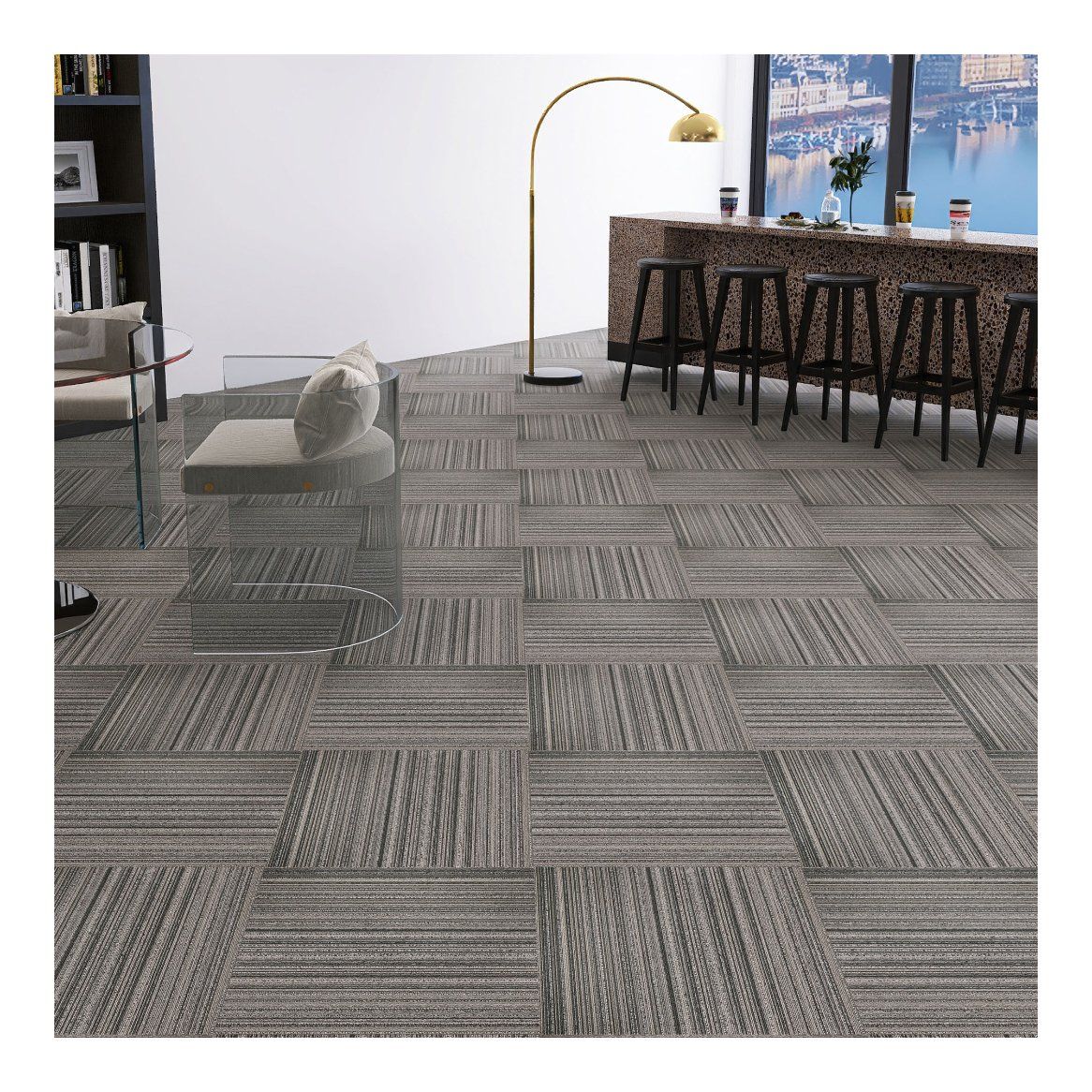 Resilient Nylon Carpet Tile