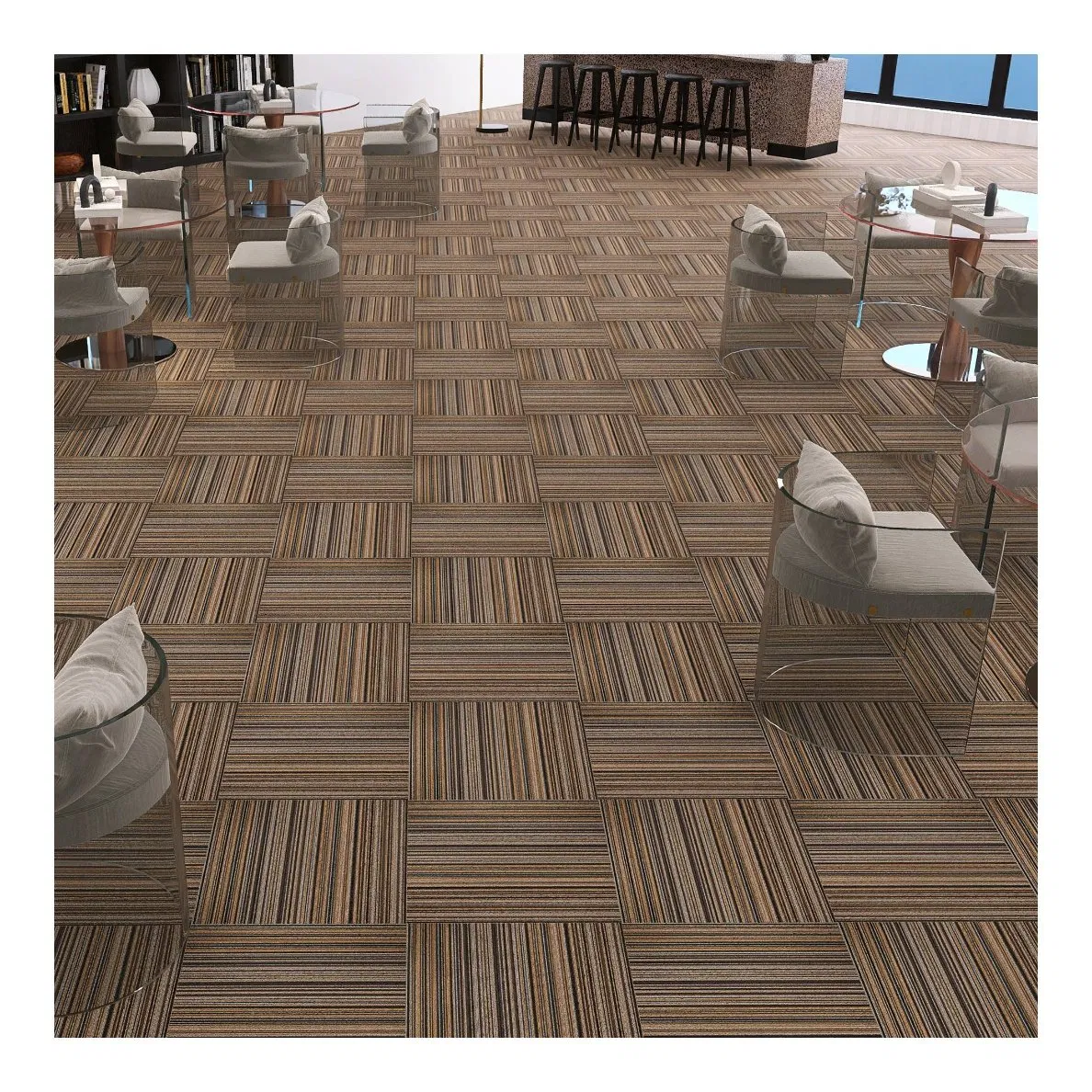 Resilient Nylon Carpet Tile