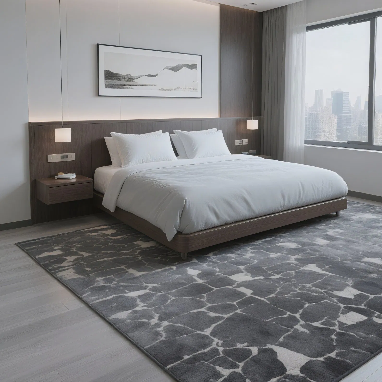 Fireproof Wool Axminster Carpet
