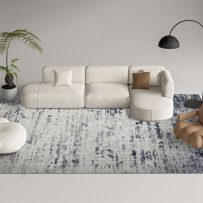 Wool Printed Living Room Rug