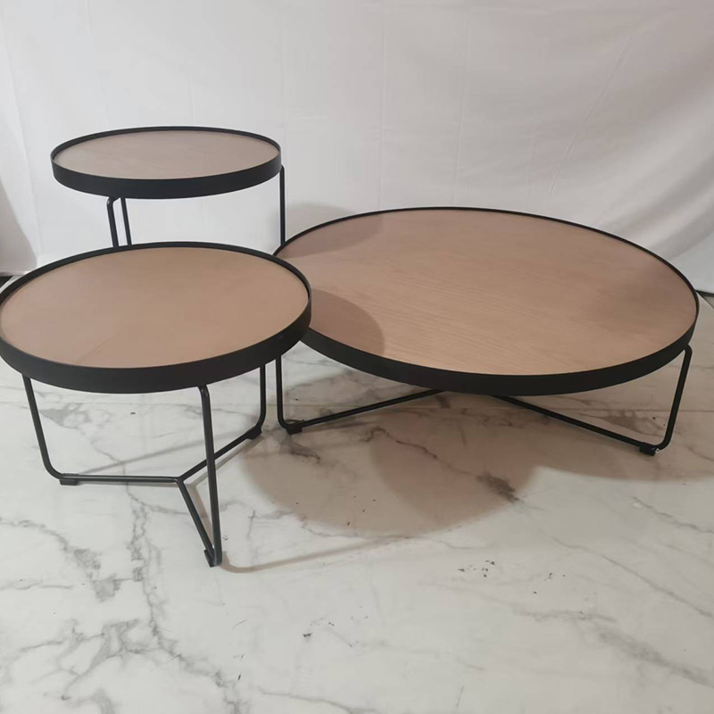 Minimalist Wooden Top Side Table