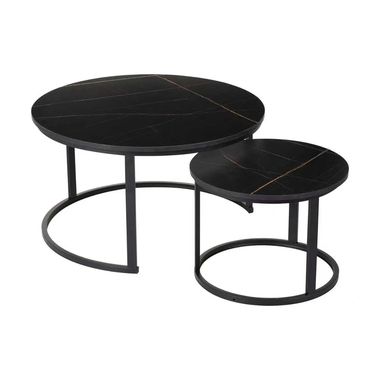 Round Nested Tea Table Set