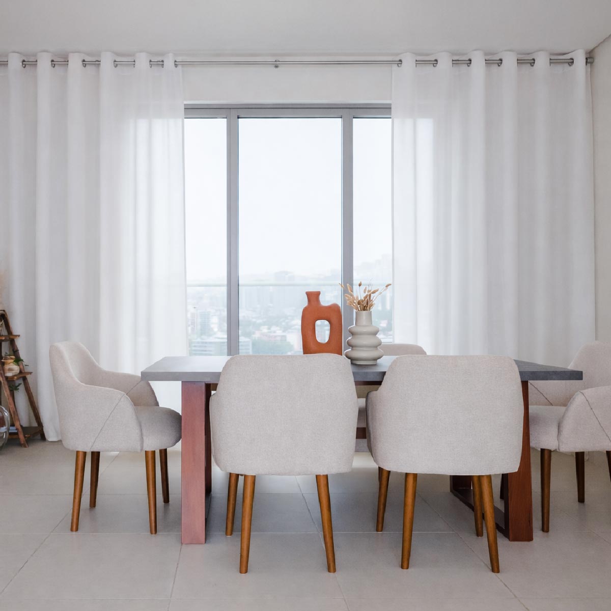 Sheer Eyelet Curtains