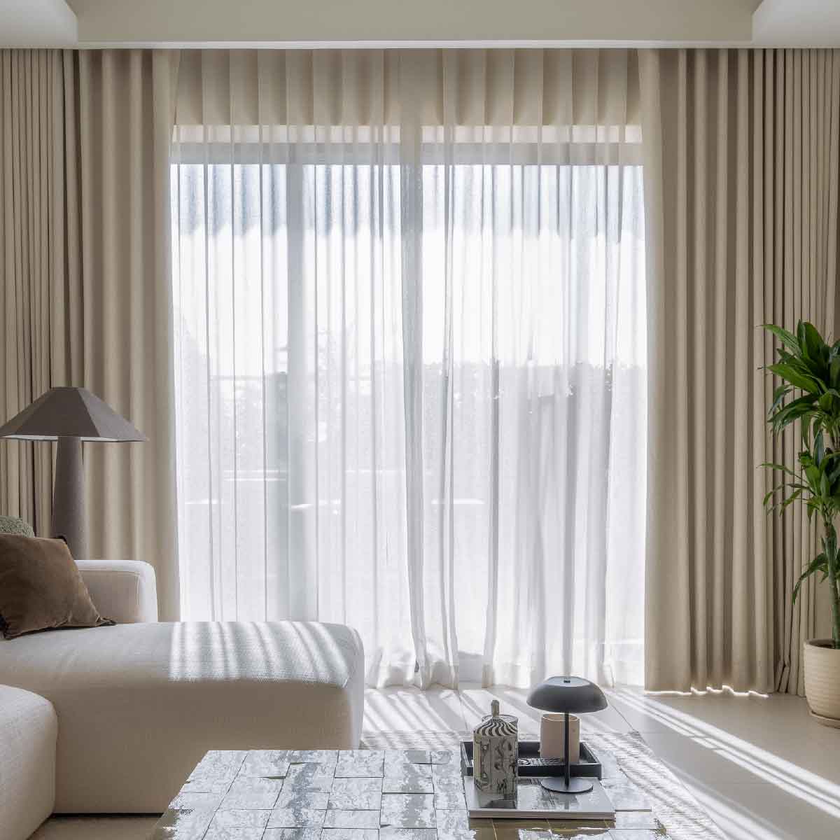 Wave Style Sheer and Blackout Curtains