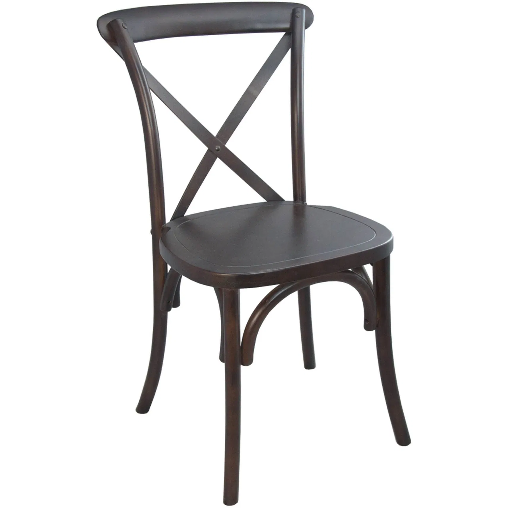 Cross Back Wooden Dining Chair