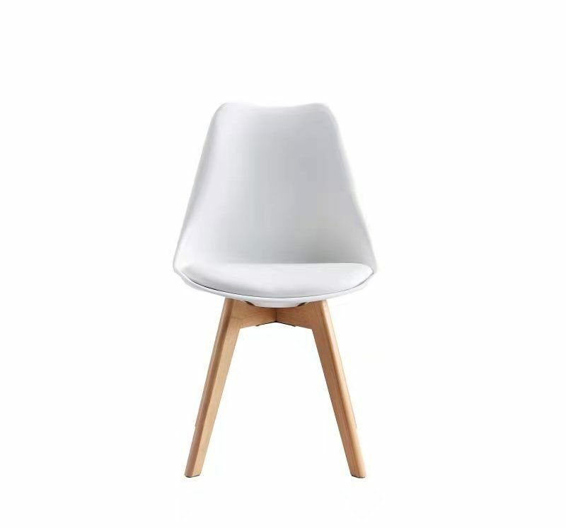 Eames Style Retro Cushion Chair (White)