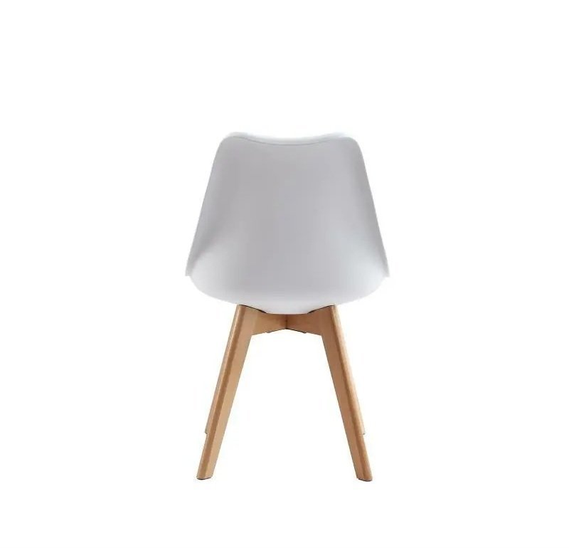 Eames Style Retro Cushion Chair (White)