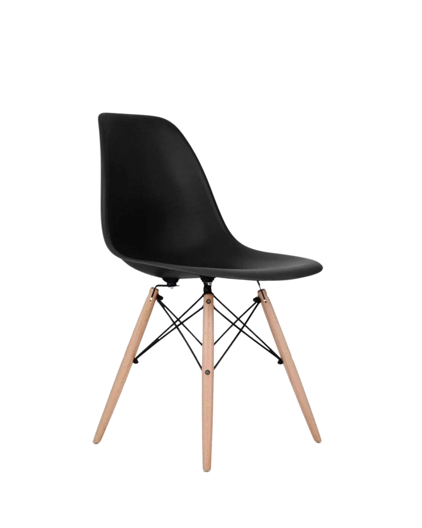 Modern Eiffel Leg Chair (Black)