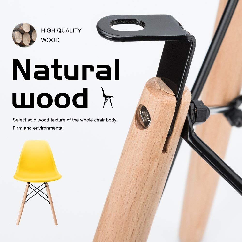 Modern Eiffel Leg Chair (Black)