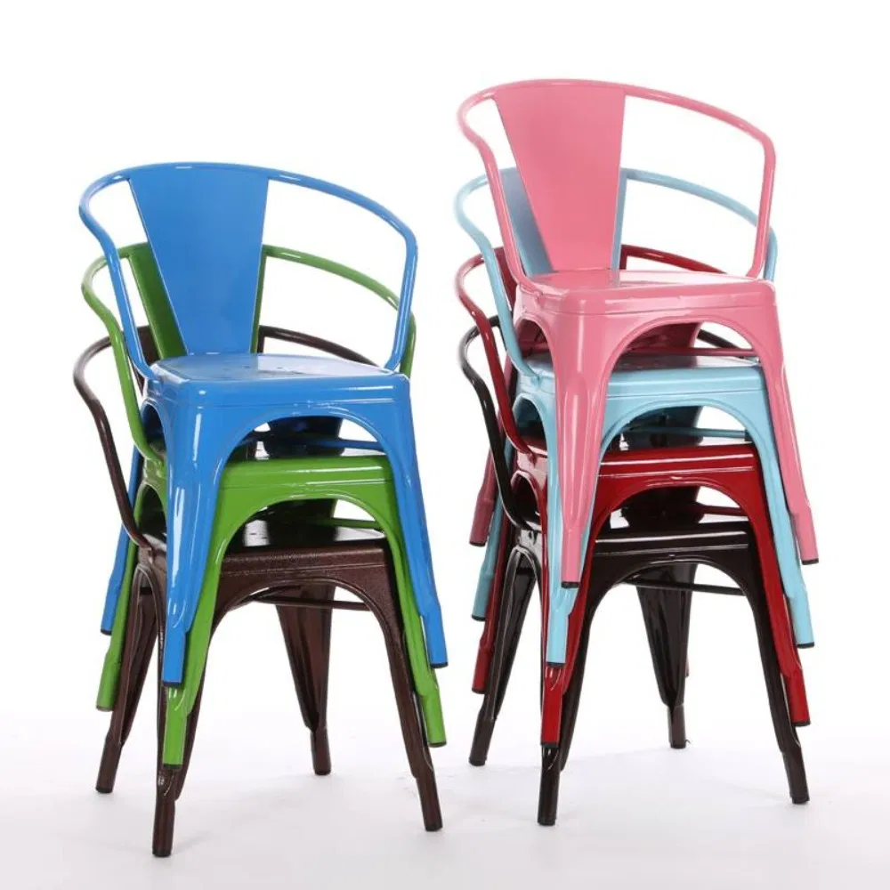 Stackable Steel Dining Chair