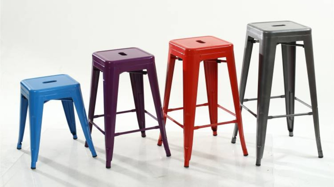 Stackable Steel Dining Chair