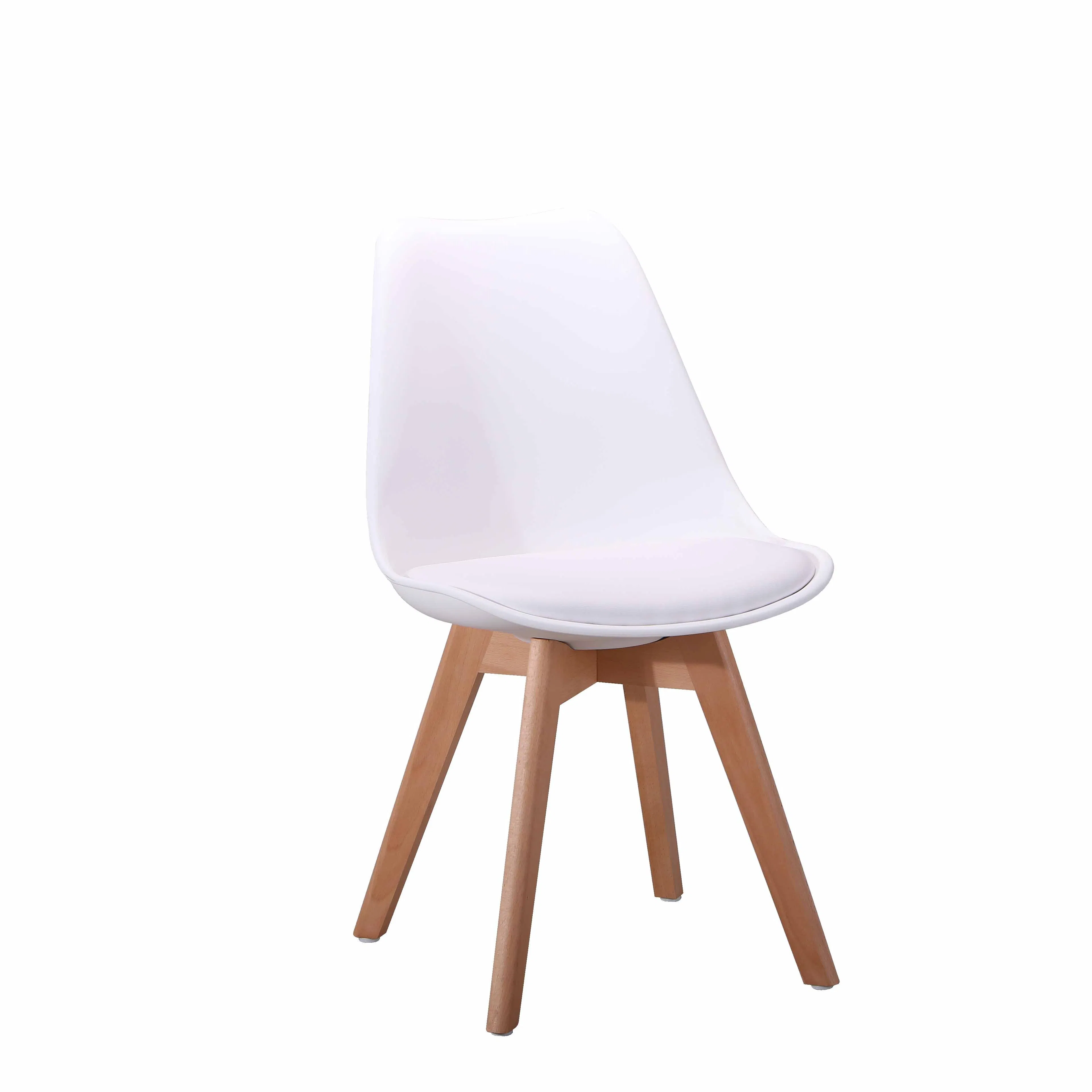 Tulip Plastic Chair with Beech Legs