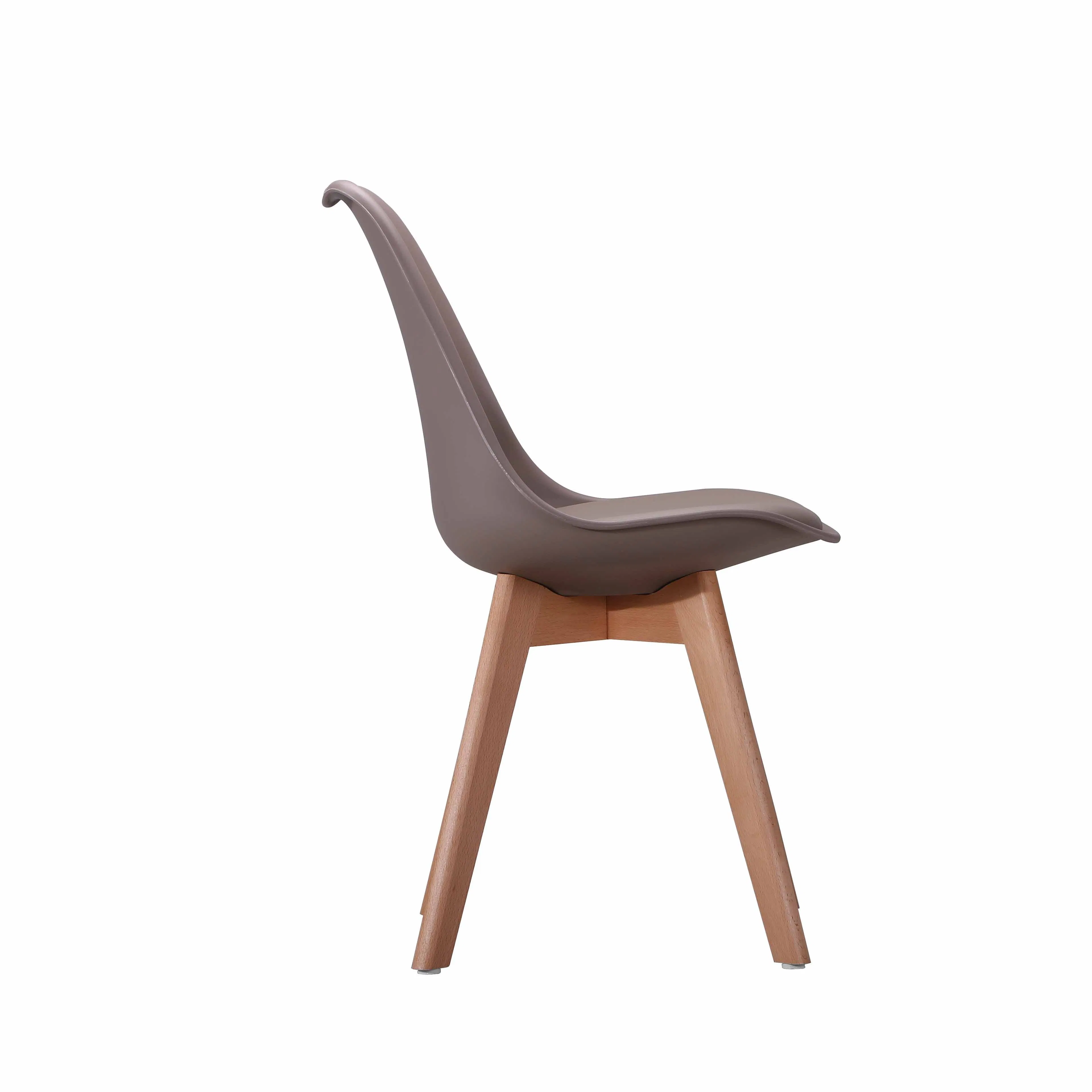 Tulip Plastic Chair with Beech Legs