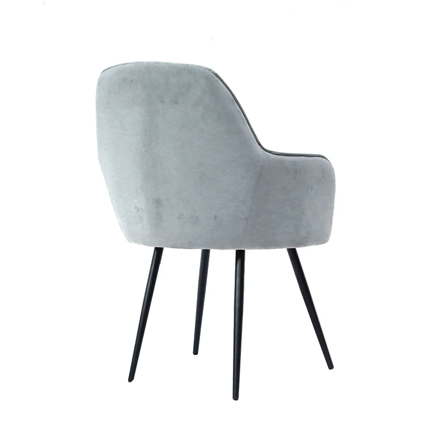 Velvet Armrest Dining Chair