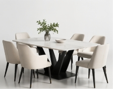 Premium Upholstered Dining Set