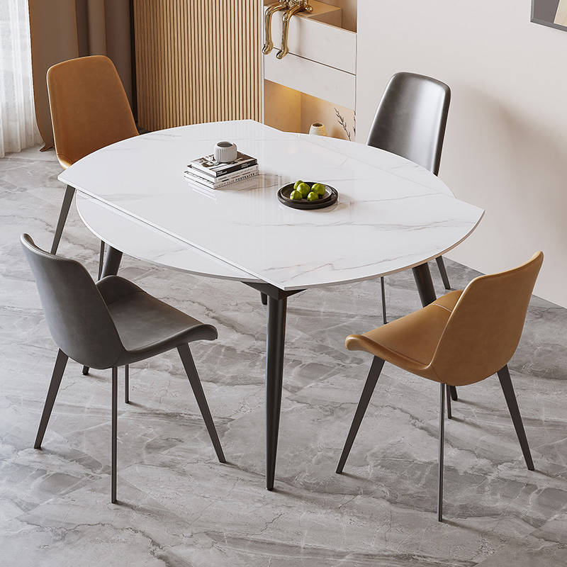Space Saving Marble Dining Set