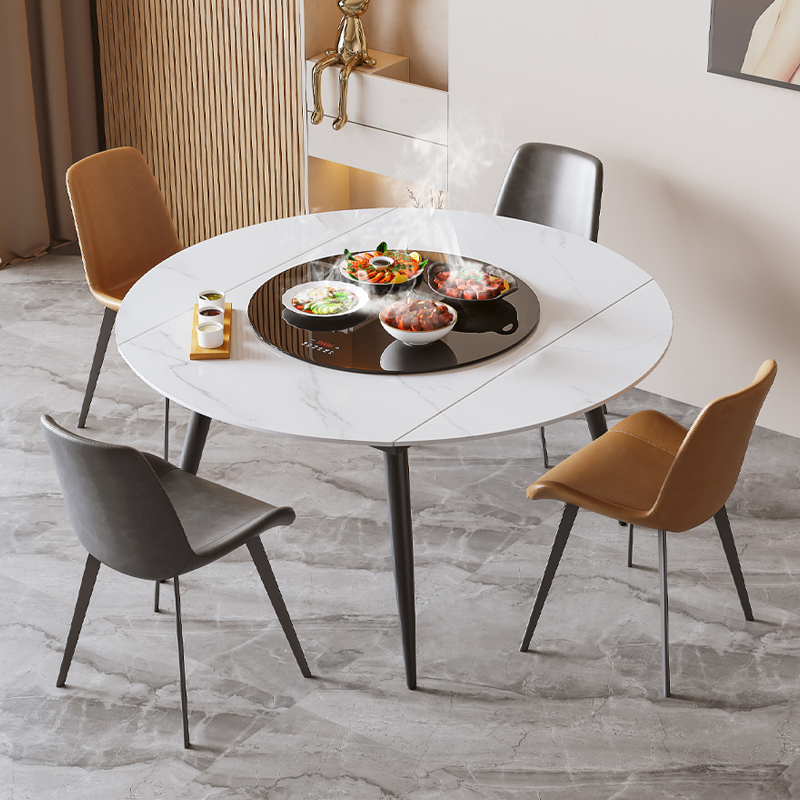 Space Saving Marble Dining Set