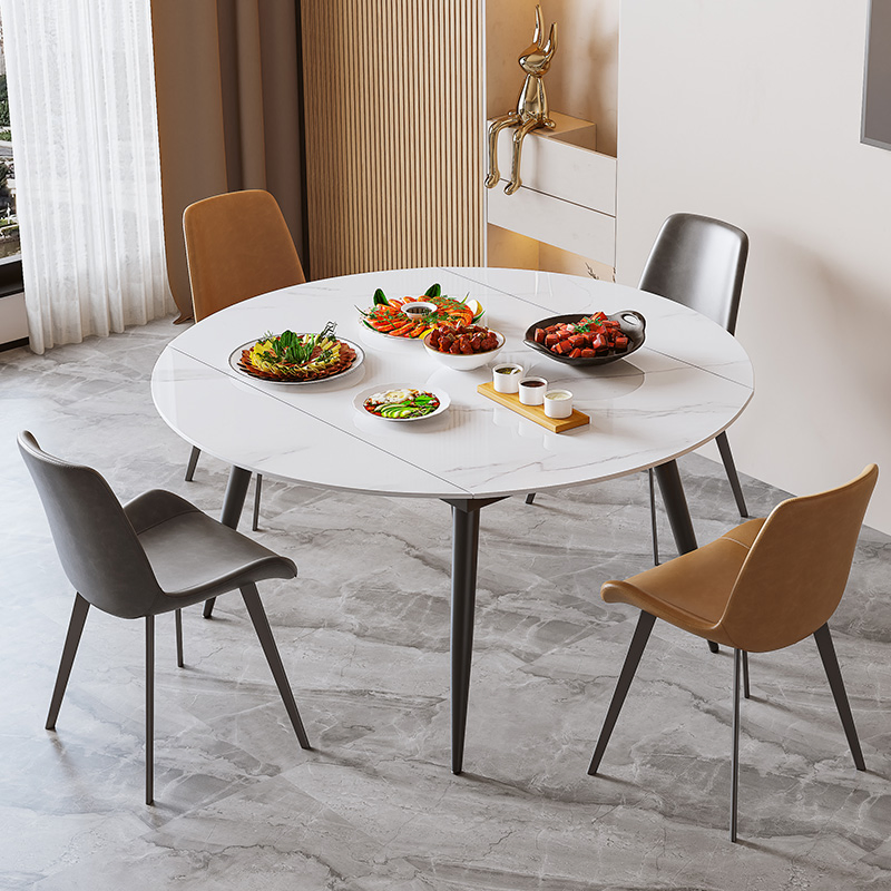 Space Saving Marble Dining Set