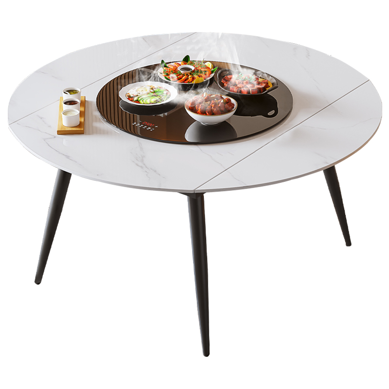 Space Saving Marble Dining Set