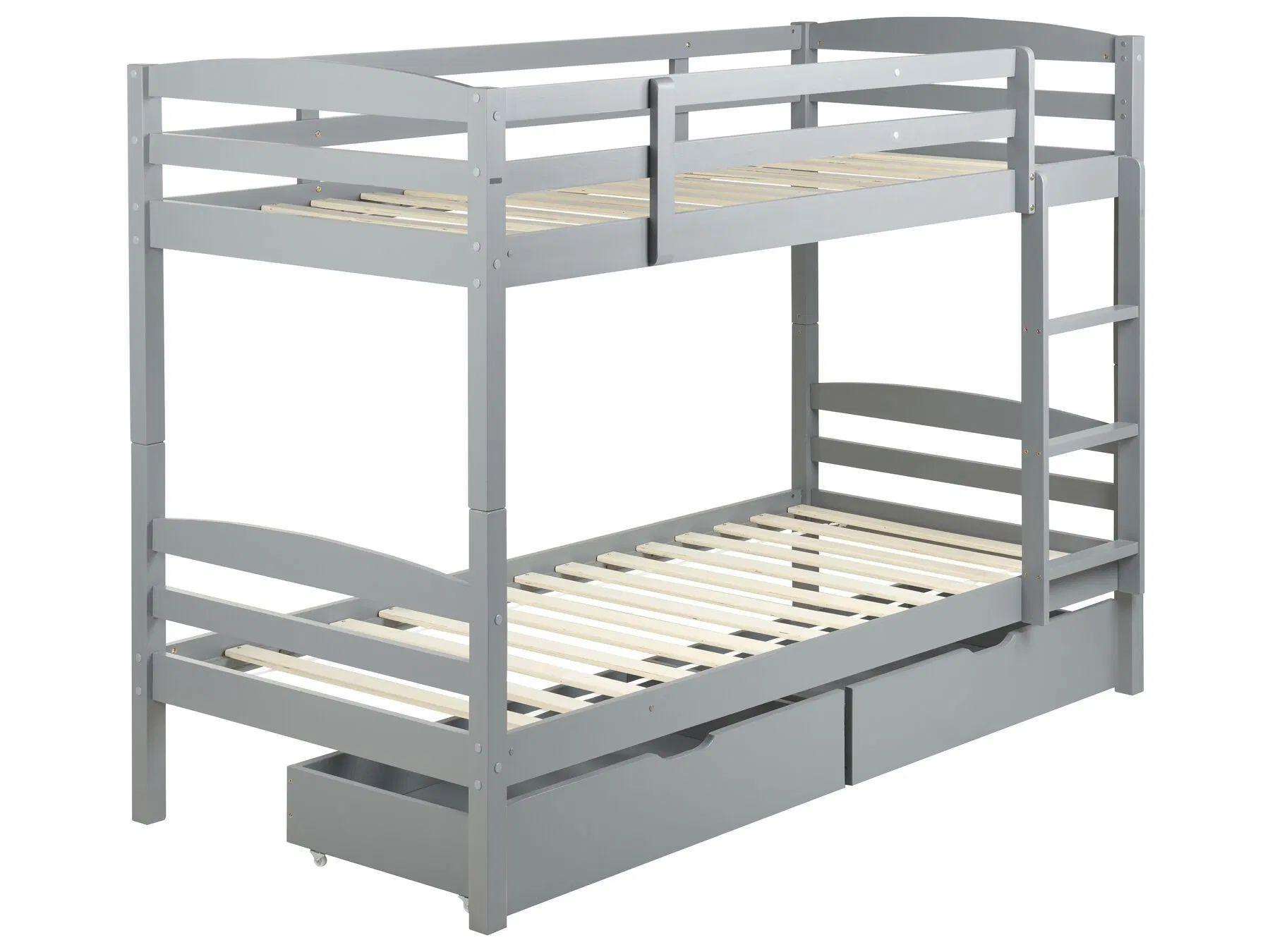 Pine Bunk Bed with Storage