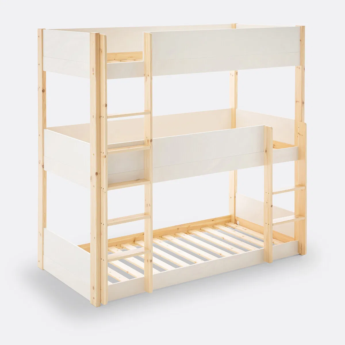 Solid Wood Triple Bunk Bed