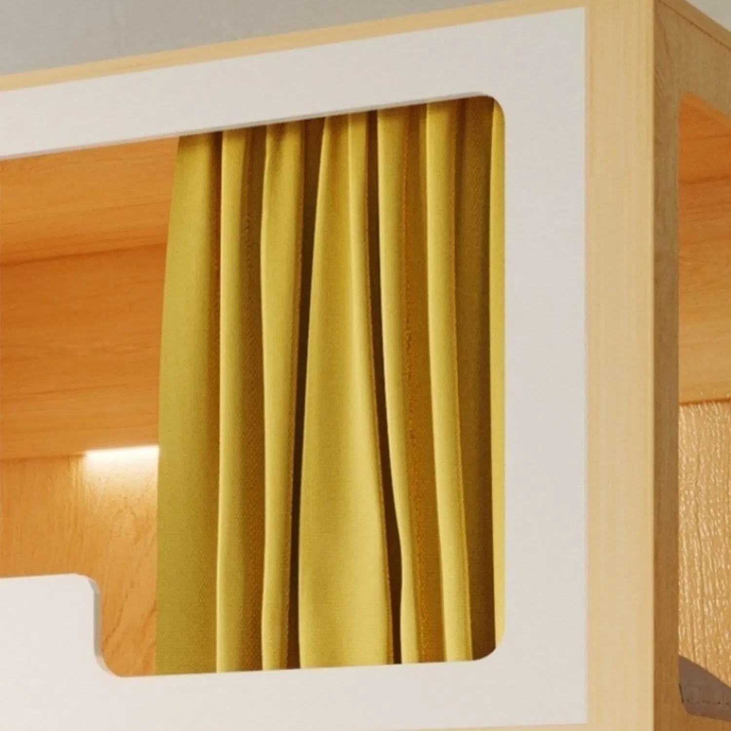 Soundproof Capsule Bunk Bed