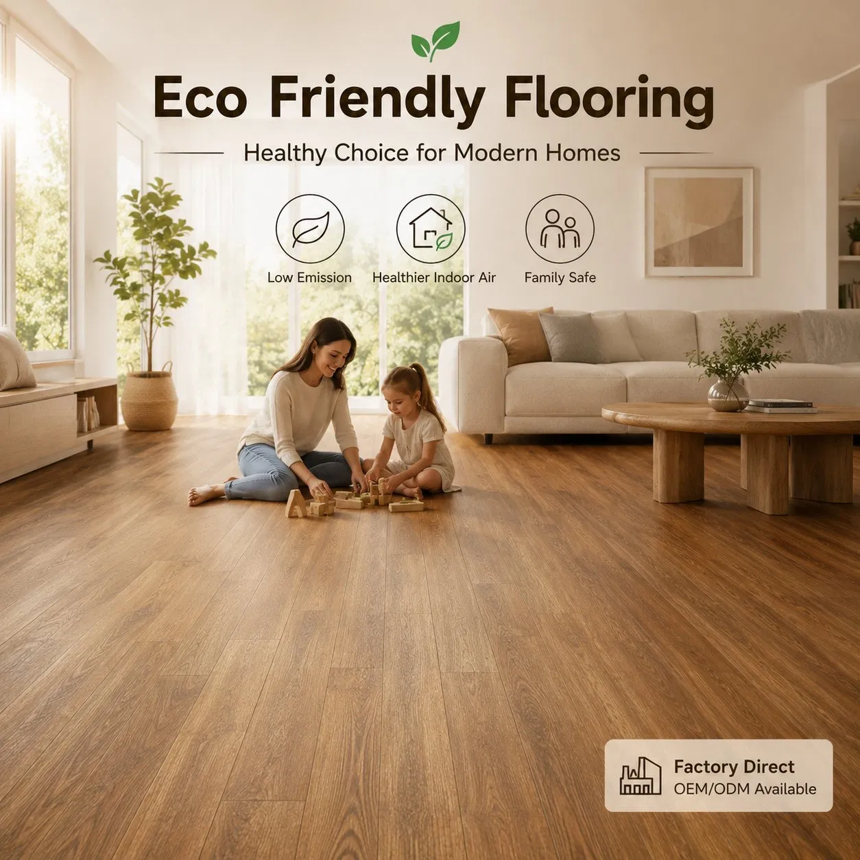 12mm AC5 Waterproof Laminate Floor