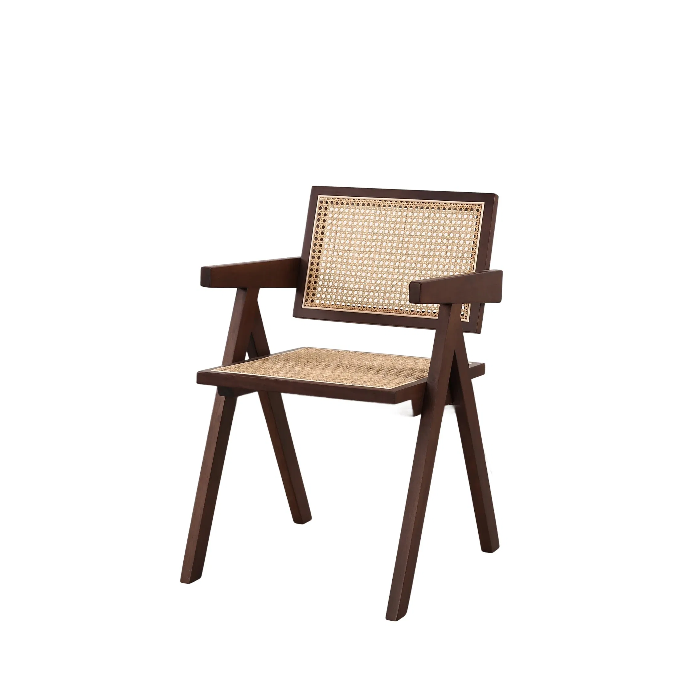 Solid Wood Rattan Leisure Chair