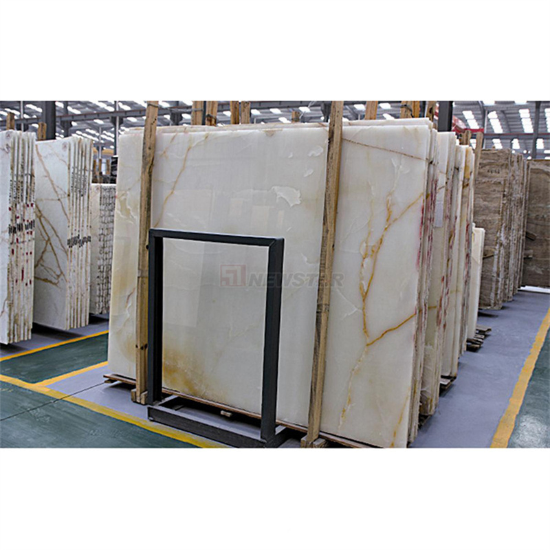 Backlit Onyx Marble Slab