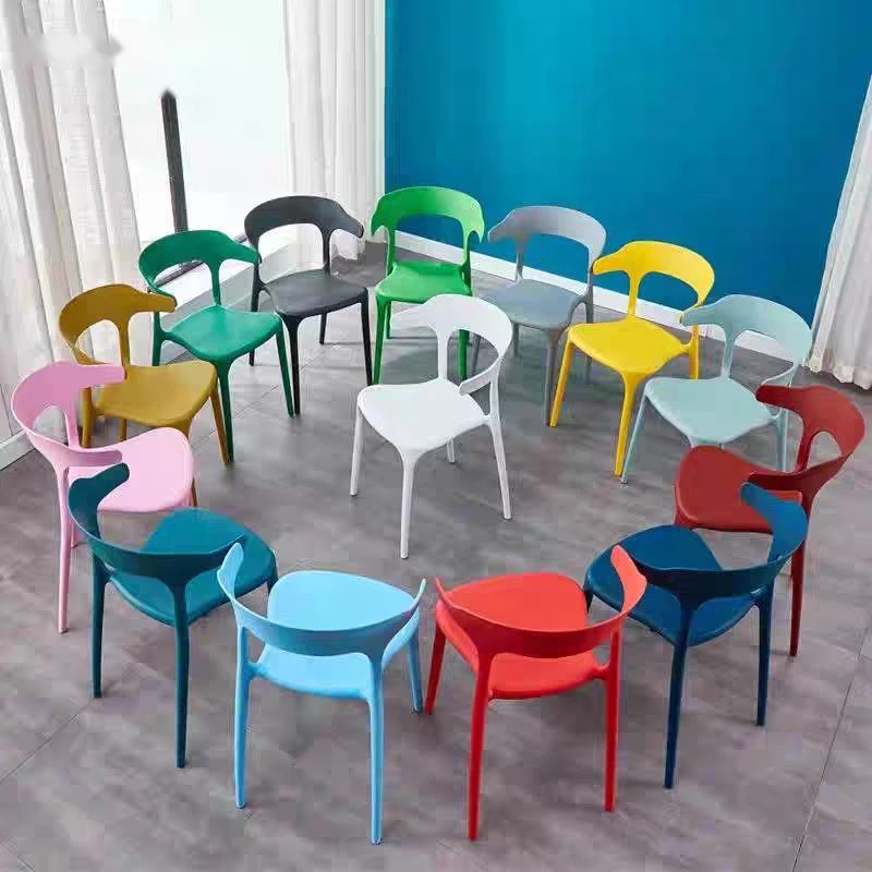 Colorful All-Plastic Leisure Chair
