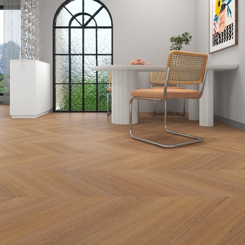 Herringbone White Oak Parquet Floor
